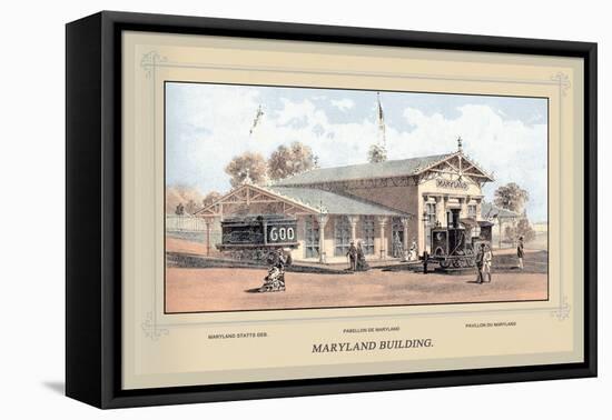 Maryland Building, Centennial International Exhibition, 1876-Thompson Westcott-Framed Stretched Canvas