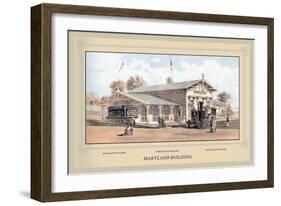 Maryland Building, Centennial International Exhibition, 1876-Thompson Westcott-Framed Art Print