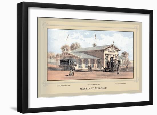 Maryland Building, Centennial International Exhibition, 1876-Thompson Westcott-Framed Art Print