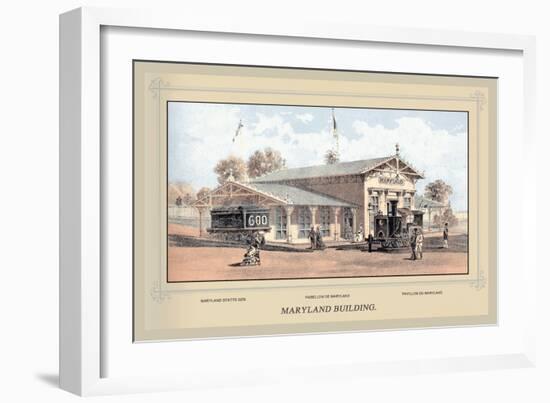 Maryland Building, Centennial International Exhibition, 1876-Thompson Westcott-Framed Art Print
