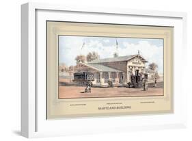 Maryland Building, Centennial International Exhibition, 1876-Thompson Westcott-Framed Art Print