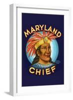 Maryland Chief-null-Framed Art Print