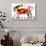 Maryland - Crab Flag (White with Black Text)-Lantern Press-Art Print displayed on a wall