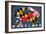 Maryland - Crab Flag-Lantern Press-Framed Art Print