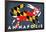 Maryland Flag Crab - Annapolis, Maryland-Lantern Press-Framed Art Print