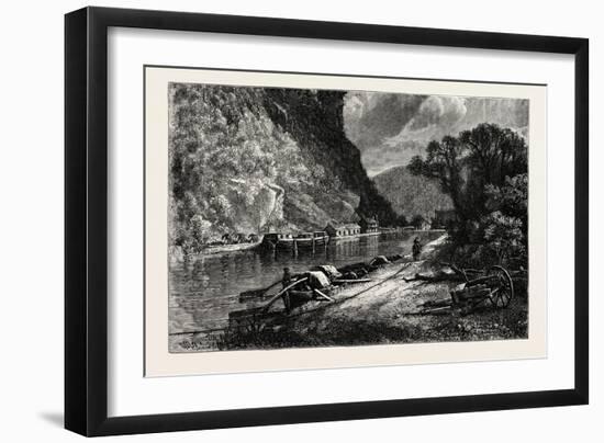 Maryland Heights, Harper's Ferry, USA, 1870s-null-Framed Giclee Print