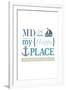 Maryland - MD is My Happy Place-Lantern Press-Framed Art Print