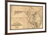Maryland - Panoramic Map-Lantern Press-Framed Premium Giclee Print