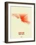 Maryland Radiant Map 3-NaxArt-Framed Art Print