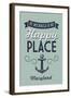 Maryland - St. Michaels is My Happy Place-Lantern Press-Framed Art Print