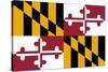 Maryland State Flag Poster Print-null-Stretched Canvas