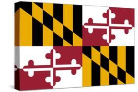 Maryland State Flag-null-Stretched Canvas