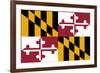 Maryland State Flag-null-Framed Art Print