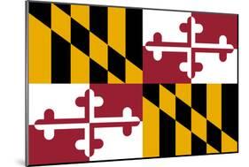 Maryland State Flag-null-Mounted Poster
