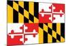 Maryland - State Flag-Lantern Press-Mounted Art Print