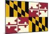 Maryland State Flag-Lantern Press-Mounted Art Print