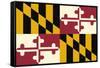 Maryland State Flag-Lantern Press-Framed Stretched Canvas