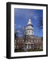 Maryland State House, Annapolis, USA-null-Framed Photographic Print