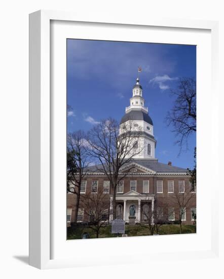 Maryland State House, Annapolis, USA-null-Framed Photographic Print