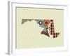 Maryland State Map-Lanre Adefioye-Framed Giclee Print