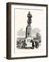 Maryland: the Monument at the National Cemetery, Antietam, Unvailed 17th September. U.S., 1880 1881-null-Framed Giclee Print