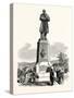 Maryland: the Monument at the National Cemetery, Antietam, Unvailed 17th September. U.S., 1880 1881-null-Stretched Canvas