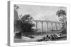 Maryland, View of the Baltimore and Washington Railroad Viaduct-Lantern Press-Stretched Canvas