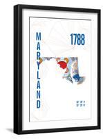 Maryland-J Hill Design-Framed Giclee Print