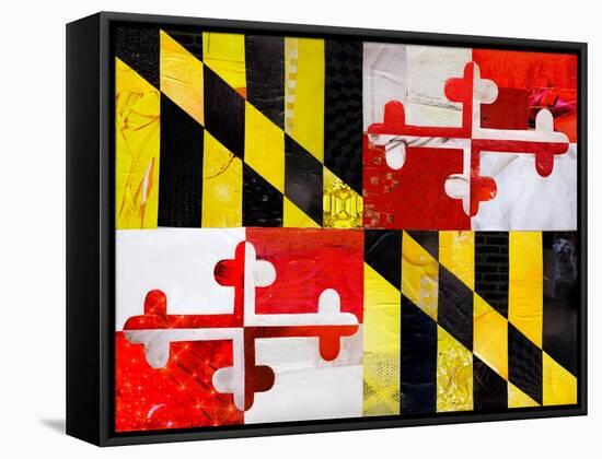 Maryland-Artpoptart-Framed Stretched Canvas