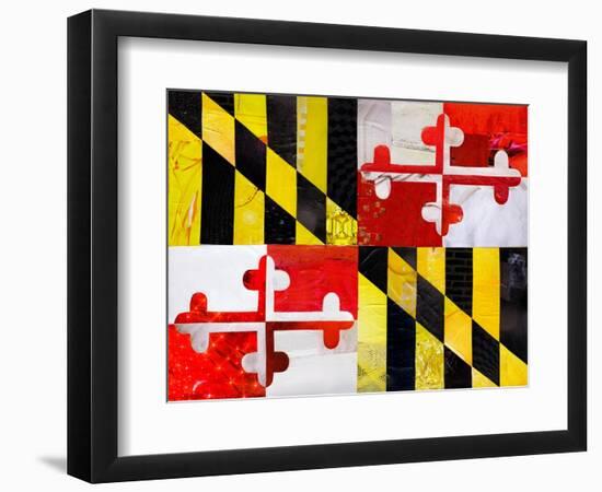 Maryland-Artpoptart-Framed Giclee Print