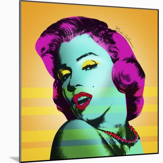 Marylyn Monroe-Mark Ashkenazi-Mounted Giclee Print