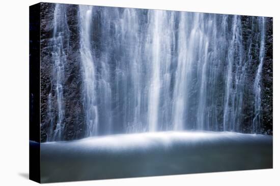 Marymere Falls In Olympic National Park, Washington-Jay Goodrich-Stretched Canvas