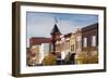 Marysville Downtown City View, Kansas, USA-Walter Bibikow-Framed Premium Photographic Print
