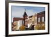 Marysville Downtown City View, Kansas, USA-Walter Bibikow-Framed Photographic Print