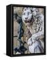 Marzocco Lion and Perseus Statue, Piazza Della Signoria, Florence, Tuscany, Italy-Nico Tondini-Framed Stretched Canvas