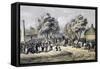 Mas-Ena, Return of Sultan Bagirmi from Expedition, July 4, 1852-Heinrich Barth-Framed Stretched Canvas