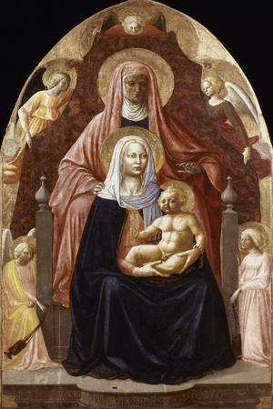 St. Anne, Madonna & Child.