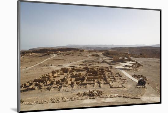 Masada Fortress, UNESCO World Heritage Site, on the Edge of the Judean Desert, Israel, Middle East-Yadid Levy-Mounted Photographic Print