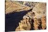 Masada from Above.-Stefano Amantini-Stretched Canvas