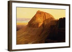 Masada or Sebbeh on the Dead Sea, 1858-Edward Lear-Framed Giclee Print