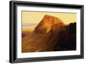 Masada or Sebbeh on the Dead Sea, 1858-Edward Lear-Framed Giclee Print