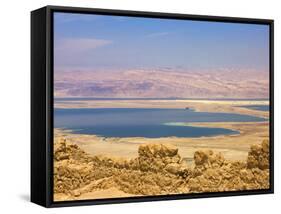 Masada Ruins, Dead Sea, Israel-Keren Su-Framed Stretched Canvas