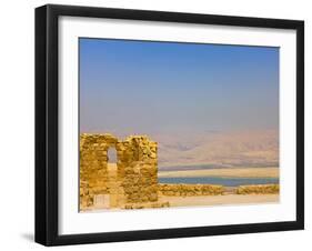 Masada Ruins, Dead Sea, Israel-Keren Su-Framed Premium Photographic Print