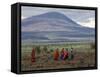 Masai, Amboseli National Park, Kenya, East Africa, Africa-Pitamitz Sergio-Framed Stretched Canvas