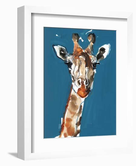 Masai Giraffe, 2018,-Mark Adlington-Framed Giclee Print