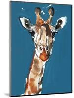 Masai Giraffe, 2018,-Mark Adlington-Mounted Giclee Print