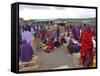 Masai Market, Arusha, Tanzania, East Africa, Africa-Groenendijk Peter-Framed Stretched Canvas