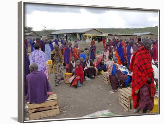 Masai Market, Arusha, Tanzania, East Africa, Africa-Groenendijk Peter-Framed Photographic Print