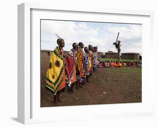 Masai, Masai Mara, Kenya, East Africa, Africa-Sergio Pitamitz-Framed Photographic Print