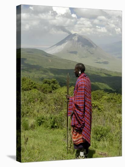 Masai, Ngorongoro Conservation Area, UNESCO World Heritage Site, Tanzania, East Africa, Africa-Groenendijk Peter-Stretched Canvas